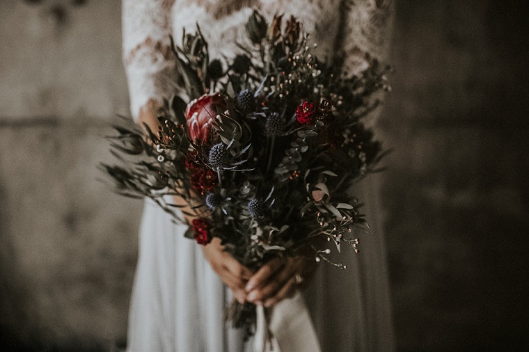 bouquets de mariée-style-original-vintage-fashion-idea