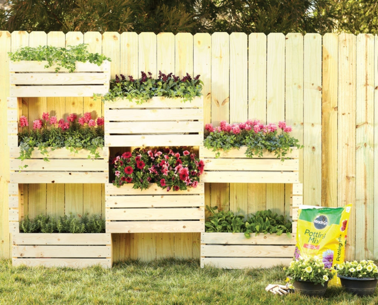 comment faire un petit jardin-mur-vertical