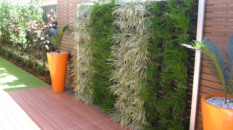 mur vert-décoration extérieure