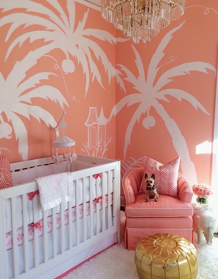 chambre de bébé décoration style-couleurs-original