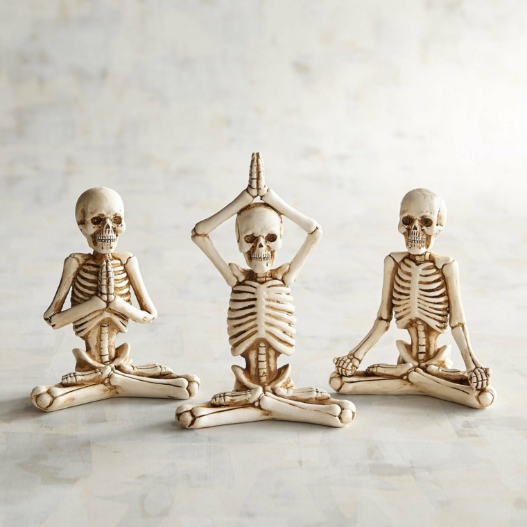Halloween fantômes-squelettes-décorer