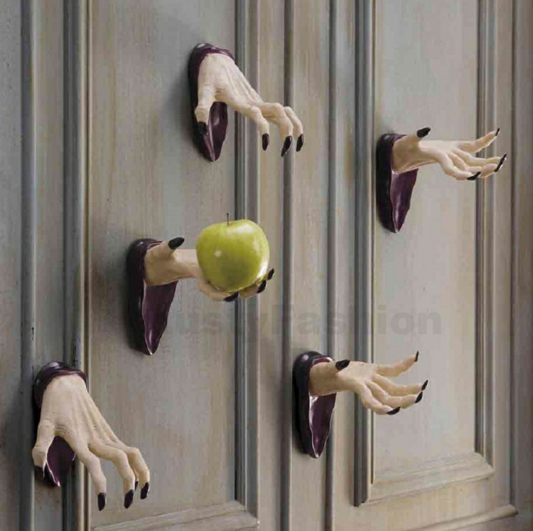 décoration pour portes halloween