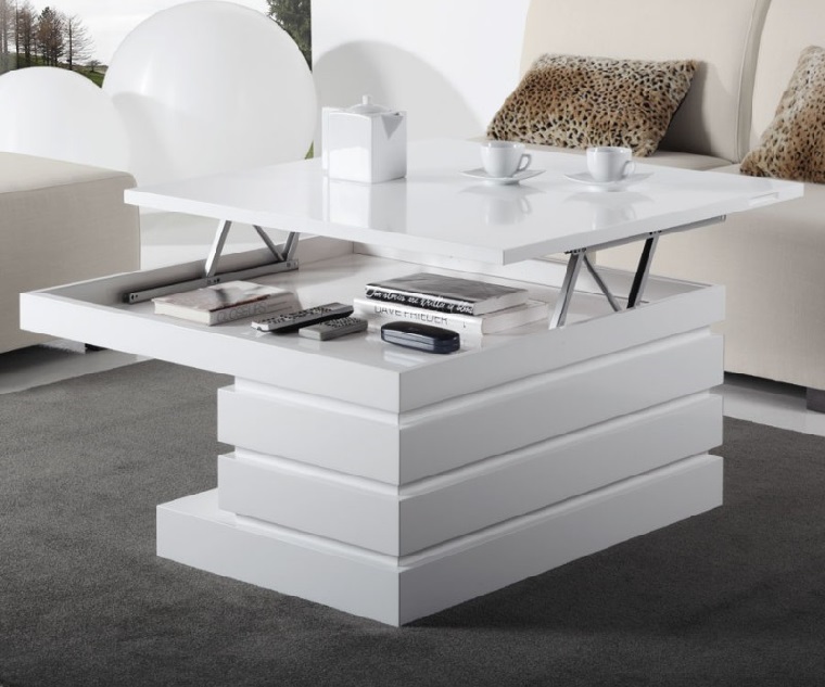 tables basses-elevable-couleur-blanc-style
