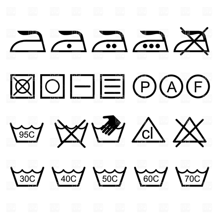symboles sur les étiquettes
