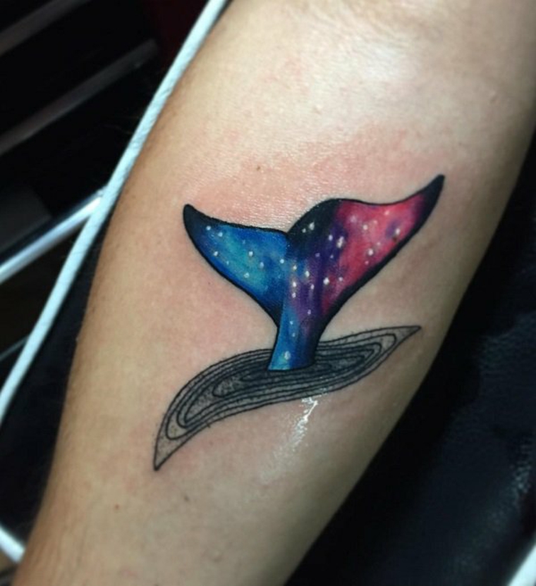 tatouage de baleine