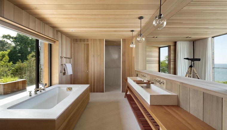 salles de bains-moderne-bois-clair