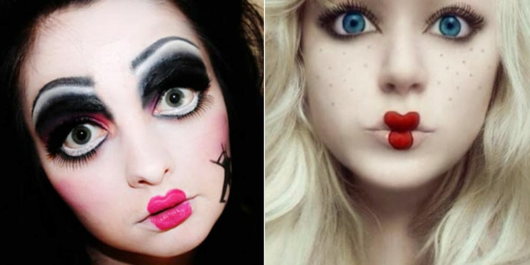 maquillage zombie-doll-halloween