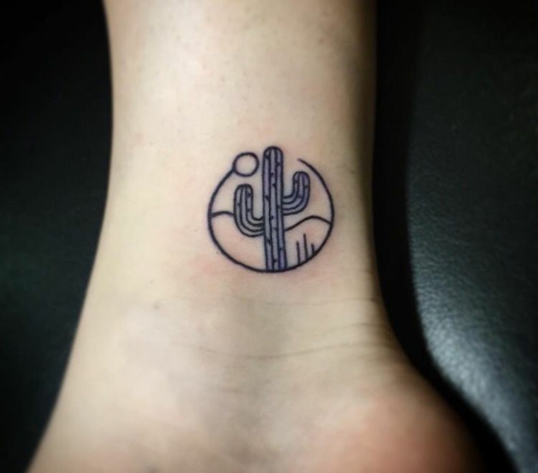 Tatouage de cactus