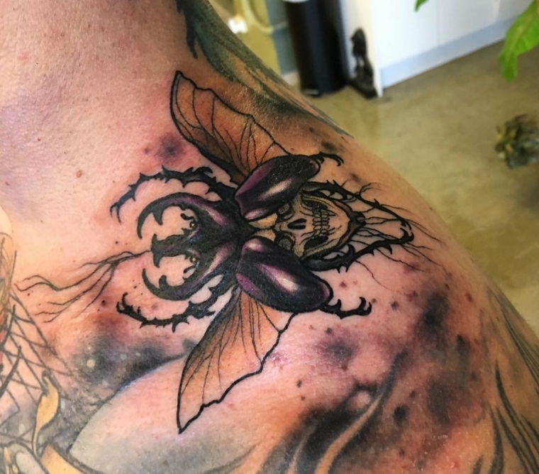 tatouages ​​pour le scarabée