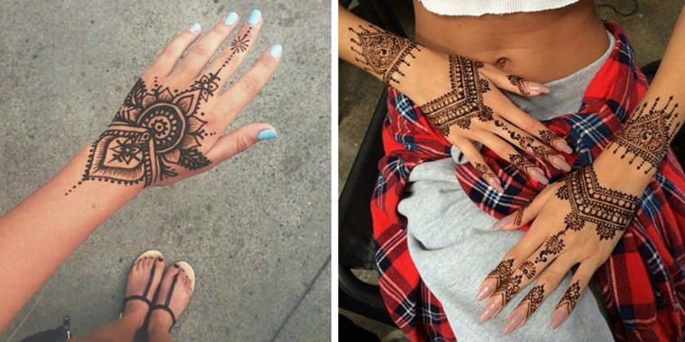 tatouages ​​au henné