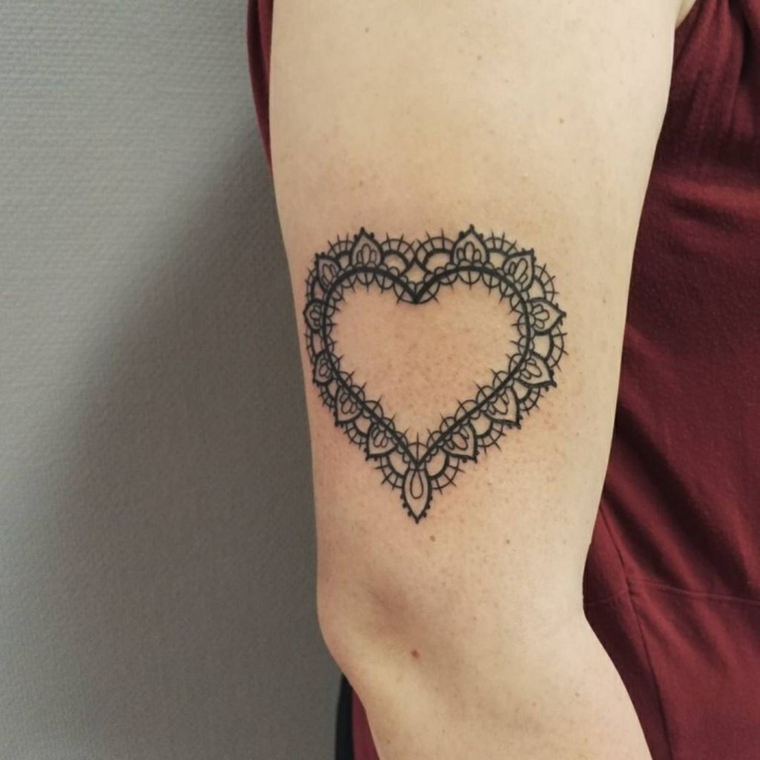 tatouages ​​temporaires coeur
