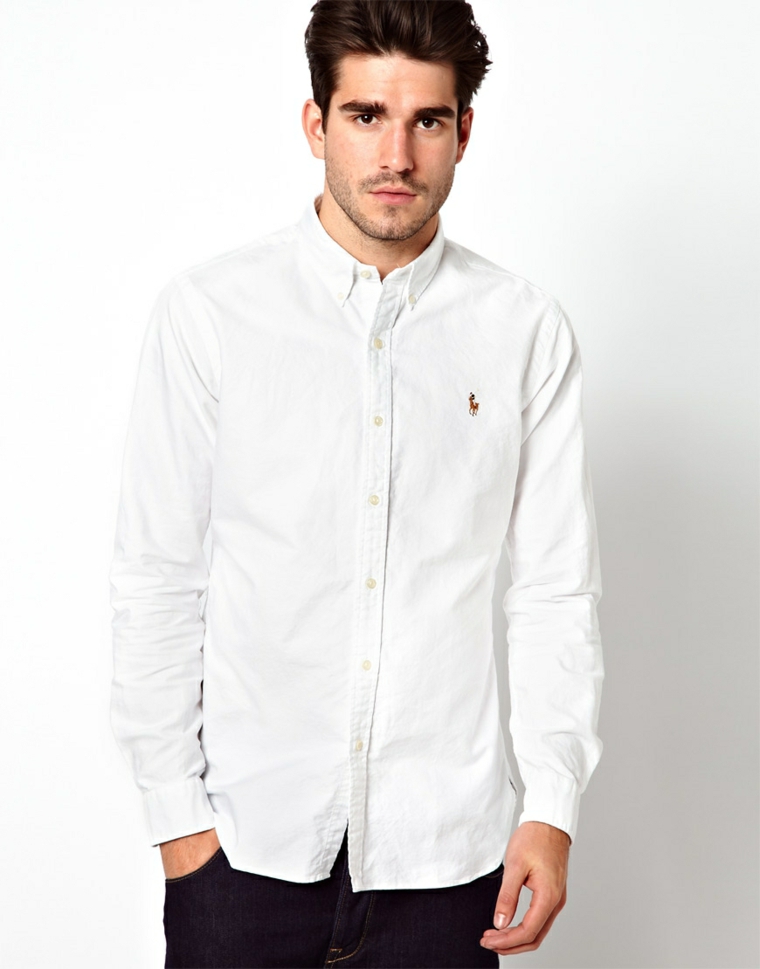 vêtements de mode pour hommes-shirt-blanc
