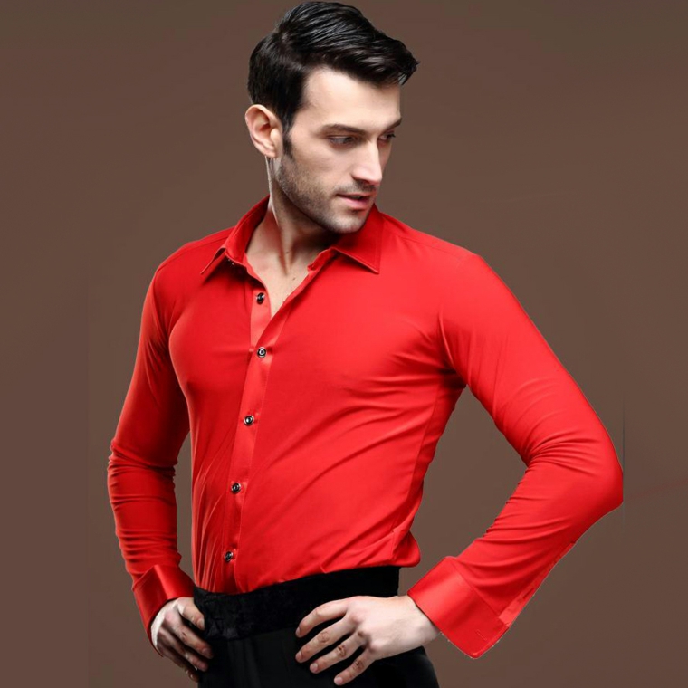 vêtements de mode pour hommes-chemise-rouge
